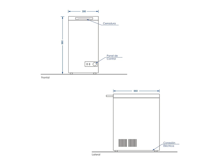CONSERVADORA / CONGELADORA 60 LTS NORKALT 6