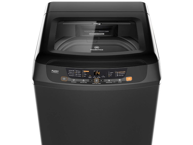 LAVADORA AUTOMÁTICA MADEMSA 21KG CARGA SUPERIOR 21 GRIS ONIX 4