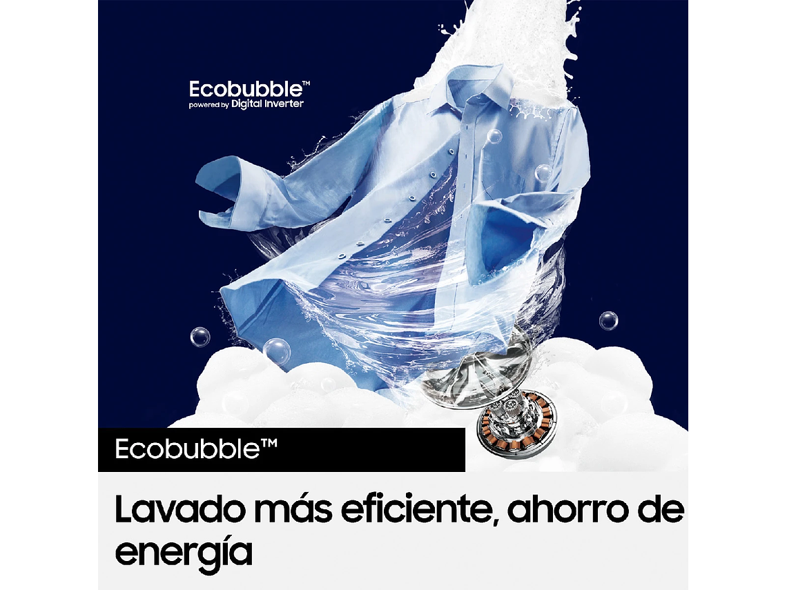 LAVADORA CARGA SUPERIOR SAMSUNG WA19CG6441BW 19KG BLANCO 8