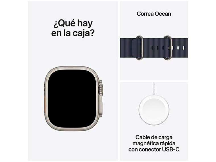 APPLE WATCH ULTRA 2 49MM TITANIO NATURAL CORREA OCEAN 5