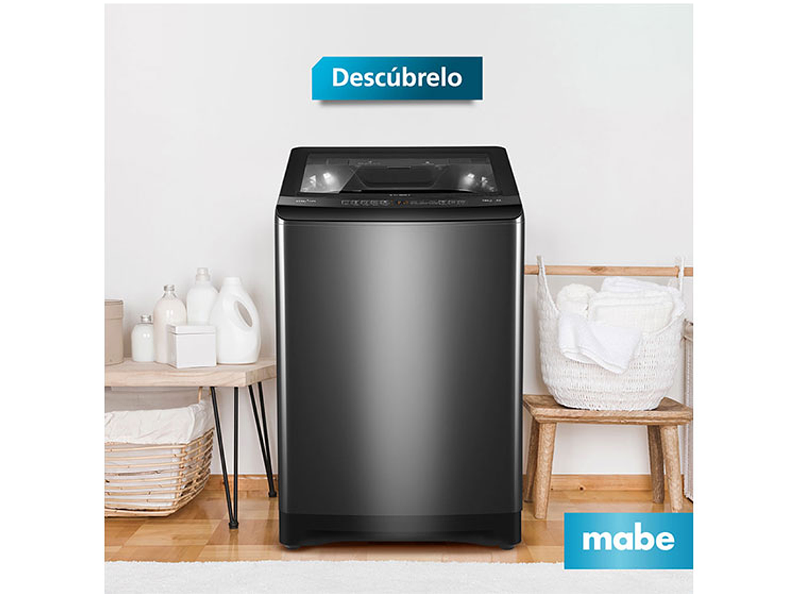 LAVADORA CARGA SUPERIOR MABE LMA9120WDGCL0 19KG GRAFITO 3