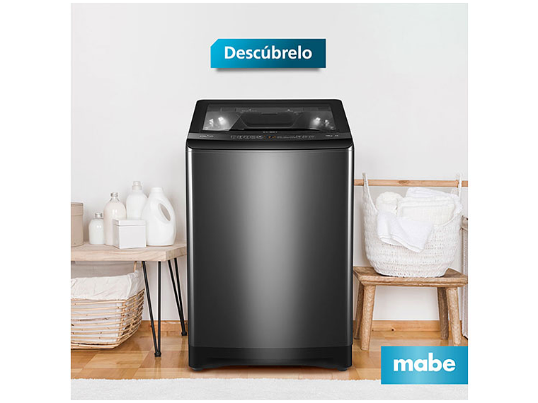 LAVADORA CARGA SUPERIOR MABE LMA9120WDGCL0 19KG GRAFITO 3