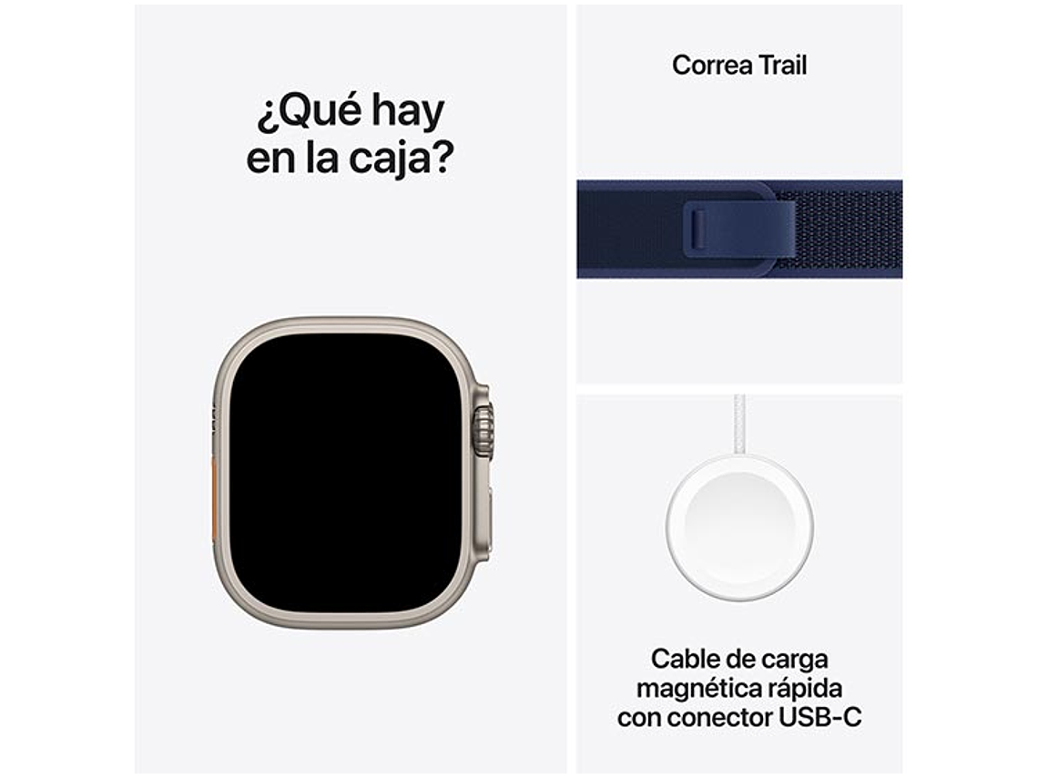 APPLE WATCH ULTRA 2 49MM TITANIO NATURAL CORREA LOOP M/L 2