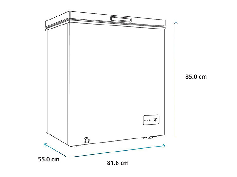 FREEZER MABE 198 L DUAL FDHM200BY2 BLANCO 4