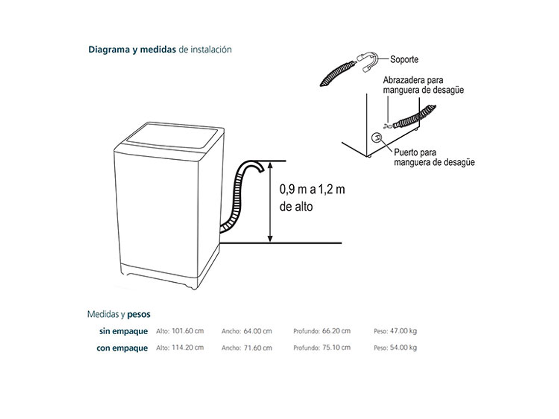 LAVADORA CARGA SUPERIOR MABE LMA9120WDGCL0 19KG GRAFITO 5