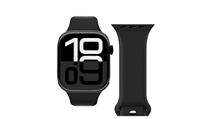 APPLE WATCH SERIES 10 GPS 46MM ALUMINUM CASE SPORT BAND M/L NEGRO