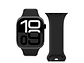 APPLE WATCH SERIES 10 GPS 46MM ALUMINUM CASE SPORT BAND M/L NEGRO - Miniatura 1