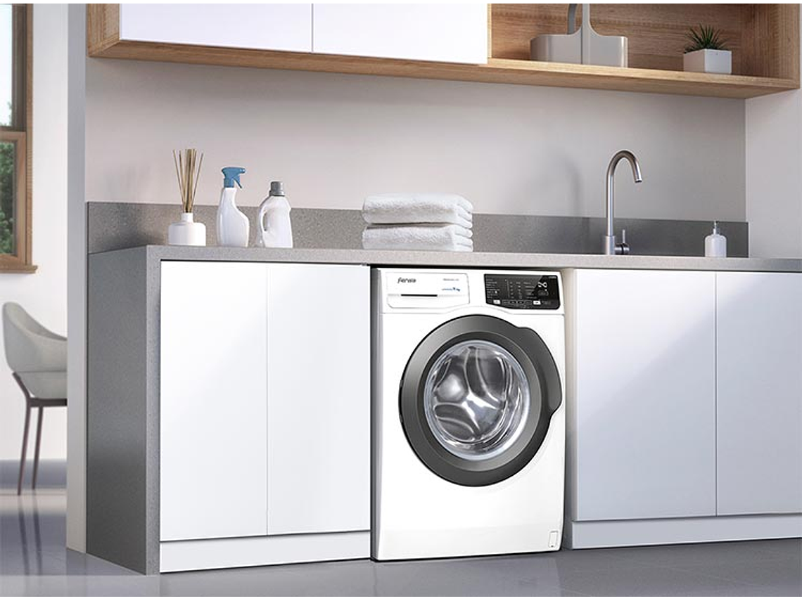LAVADORA CARGA FRONTAL FENSA PREMIUM CARE 11W 11KG BLANCO 6
