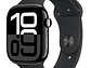 APPLE WATCH SERIES 10 GPS 46MM ALUMINUM CASE SPORT BAND M/L NEGRO - Miniatura 2