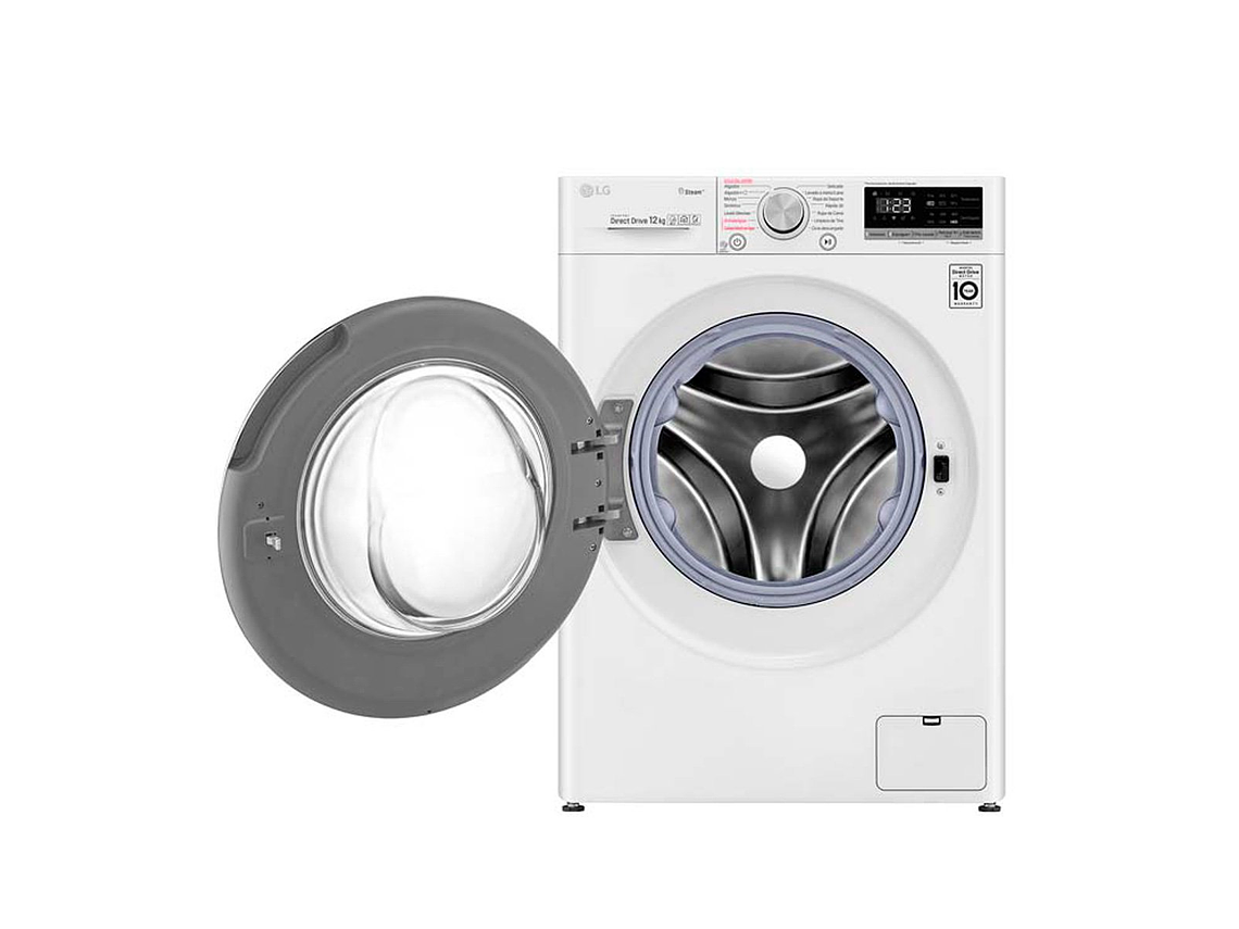 LAVADORA CARGA FRONTAL LG WM12WVC4S6 12KG BLANCO 7