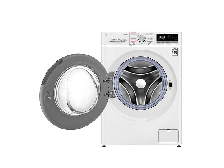 LAVADORA CARGA FRONTAL LG WM12WVC4S6 12KG BLANCO 7