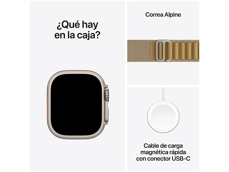 APPLE WATCH ULTRA 2 49MM TITANIO NATURAL CORREA LOOP M 5