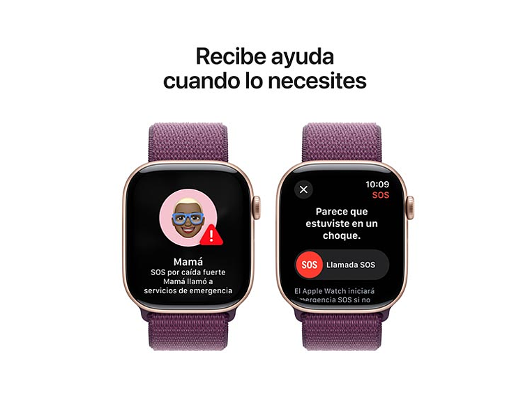 APPLE WATCH SERIE 10 46MM ROSE GOLD ALUMINIO CORREA LOOP DEPORTIVA 3