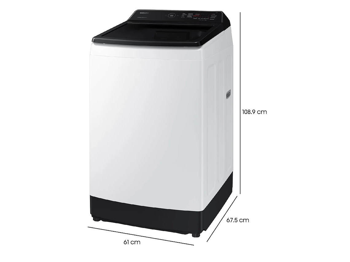 LAVADORA DE CARGA SUPERIOR SAMSUNG 15KG CON ECO BUBBLE™ 3