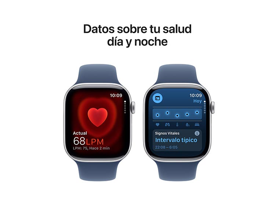 APPLE WATCH SERIE 10 46MM PLATA ALUMINIO CORREA DEPORTIVA M/L 6