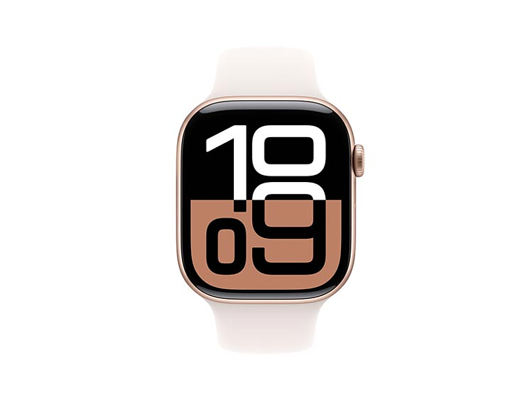 APPLE WATCH SERIE 10 46MM ROSE GOLD ALUMINIO CORREA DEPORTIVA S/M 1