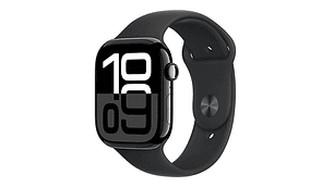 APPLE WATCH S10 ALUMINIO 46MM SPORT BAND M/L NEGRO