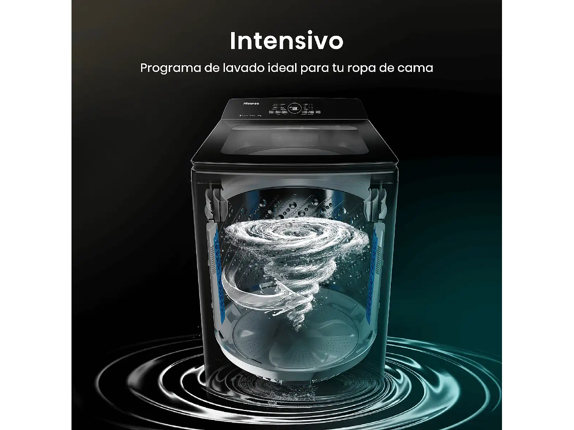 LAVADORA CARGA SUPERIOR HISENSE WT3I2323UT 23KG GRAFITO 11