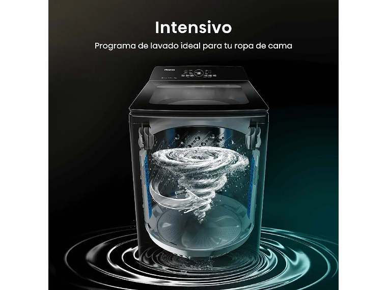 LAVADORA CARGA SUPERIOR HISENSE WT3I2323UT 23KG GRAFITO 11