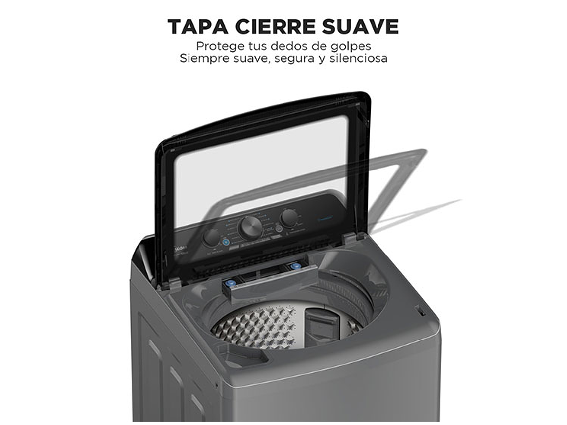 LAVADORA CARGA SUPERIOR MIDEA MA500W210 21KG GRIS 5