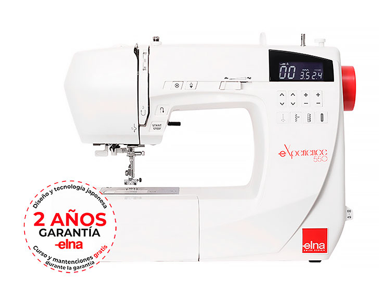 MAQUINA COSER JANOME ELNA EXPERIENCE 550 COMPUTARIZADA ELNA EXP550 8