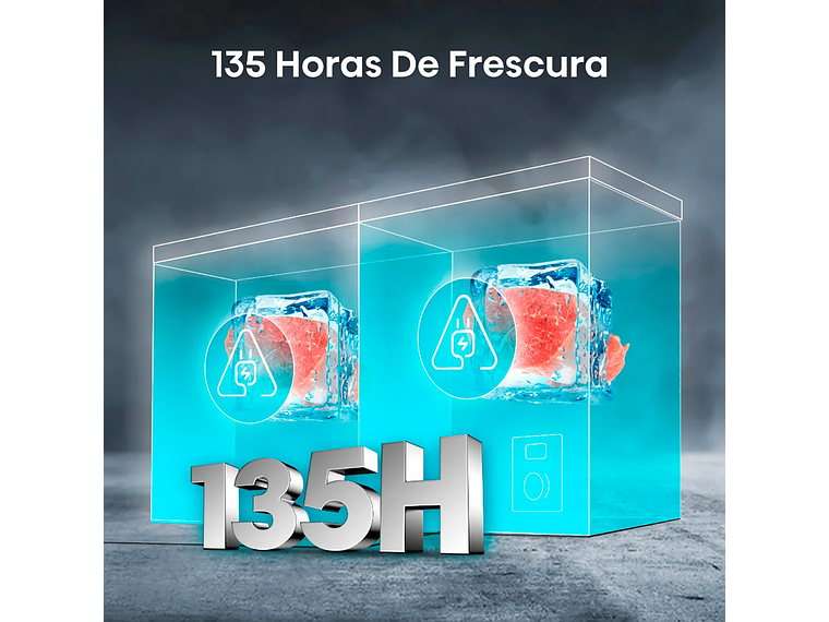 FREEZER HORIZONTAL HISENSE 142 L FRÍO DIRECTO DUAL FC184D4AW1 FUNCTION 5