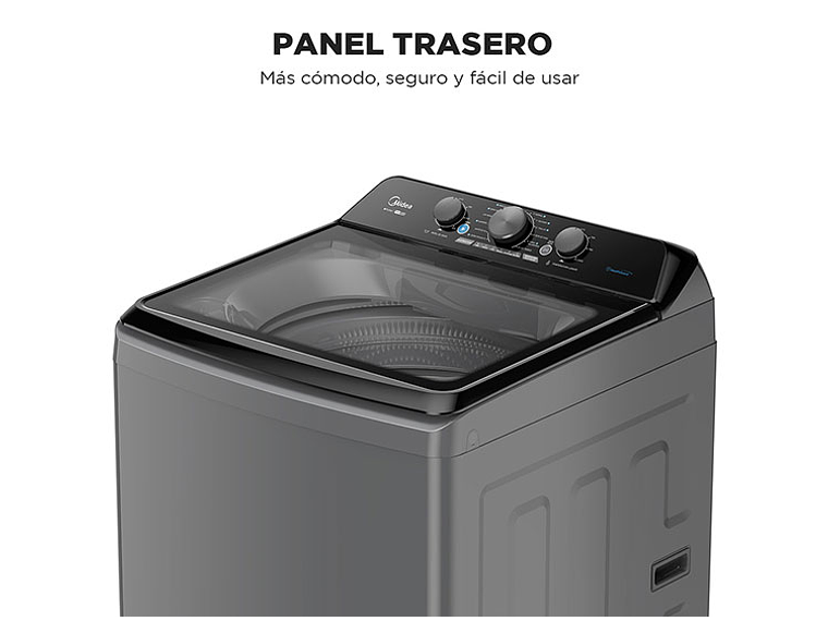 LAVADORA CARGA SUPERIOR MIDEA MA500W210 21KG GRIS 8
