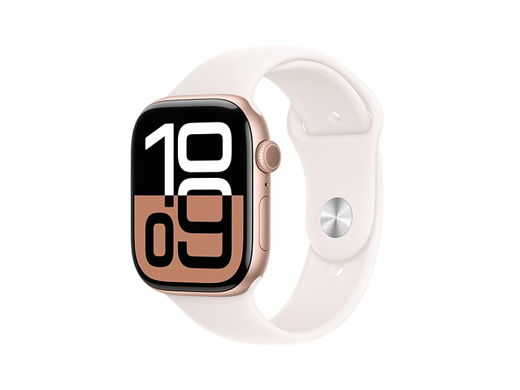 APPLE WATCH SERIE 10 46MM ROSE GOLD ALUMINIO CORREA DEPORTIVA S/M 7