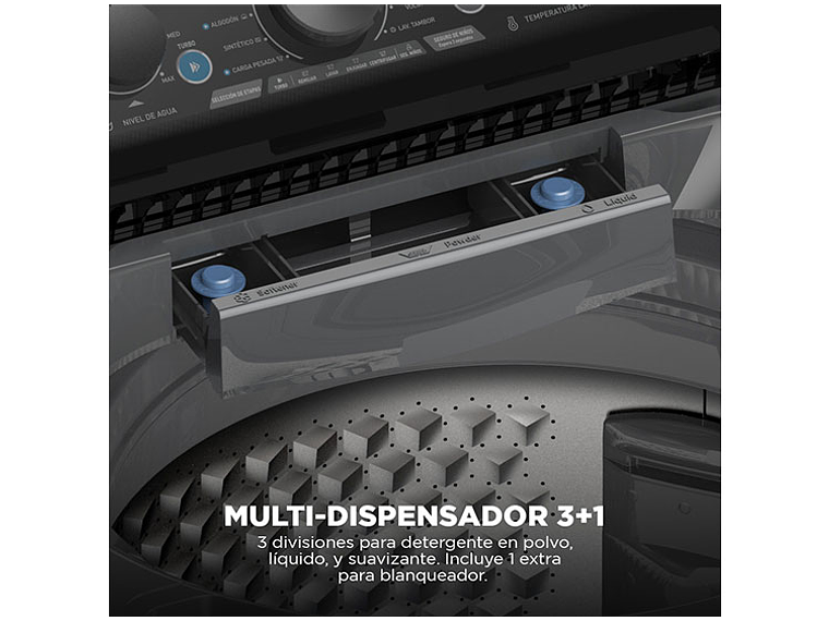 LAVADORA CARGA SUPERIOR MIDEA MA500W210 21KG GRIS 10