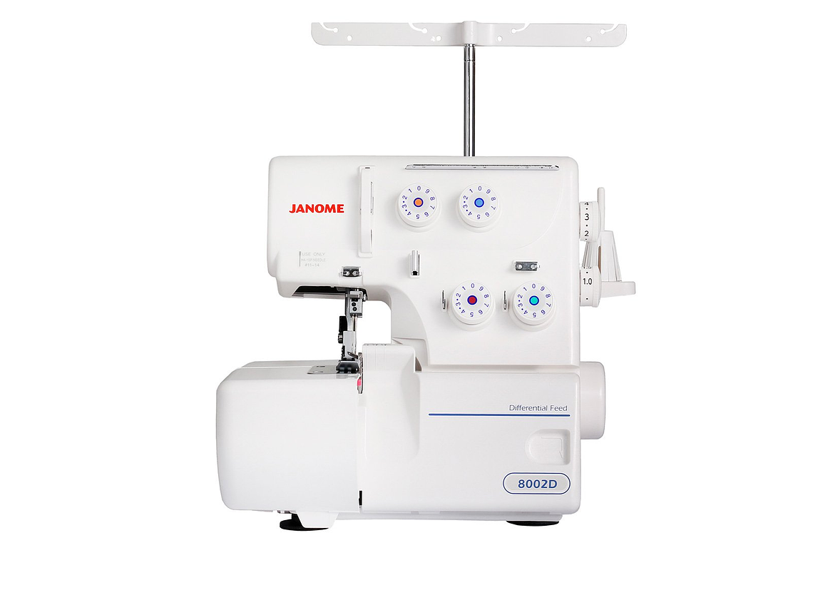 MÁQUINA DE COSER JANOME 1000A + OVERLOCK 8002D 2