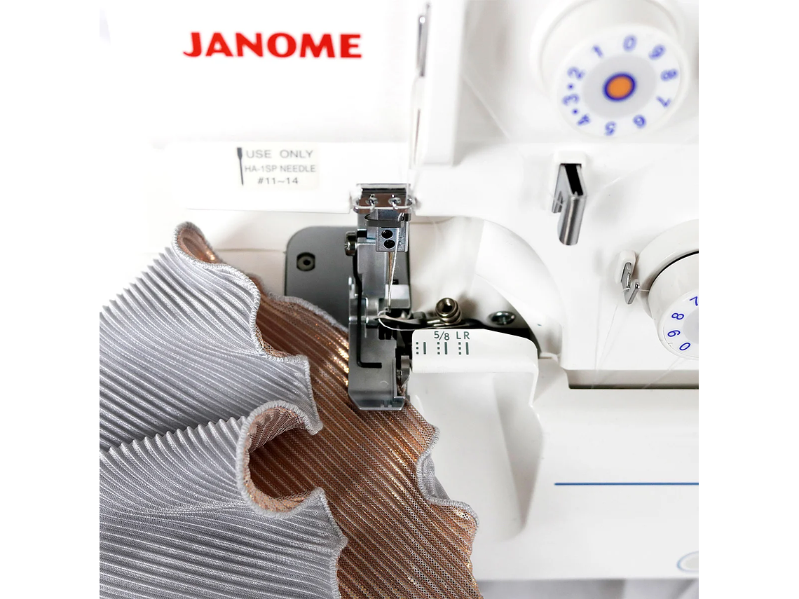 MÁQUINA DE COSER JANOME 1000A + OVERLOCK 8002D 6
