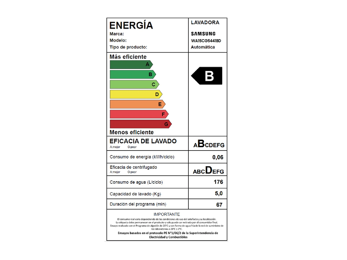 LAVADORA DE CARGA SUPERIOR 15KG CON ECO BUBBLE™ GRIS 6