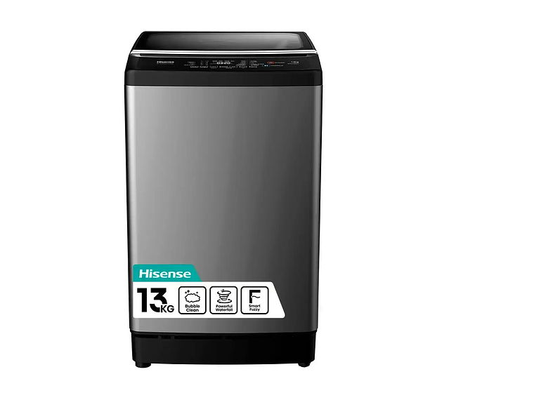 LAVADORA CARGA SUPERIOR HISENSE WT3J1323UT 13KG GRIS 1