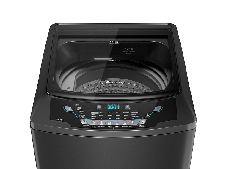 LAVADORA CARGA SUPERIOR HISENSE WT3J1323UT 13KG GRIS 2