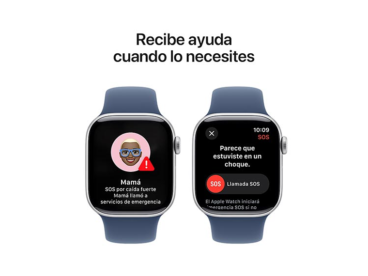APPLE WATCH SERIE 10 42MM PLATA ALUMINIO CORREA DEPORTIVA S/M 2