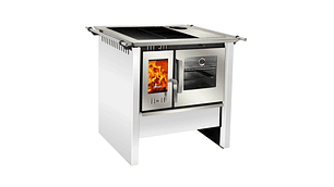 COCINA A LEÑA ALLEGRA VITROX BLANCA AMESTI