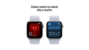 APPLE WATCH SERIE 10 42MM PLATA ALUMINIO CORREA LOOP DEPORTIVA
