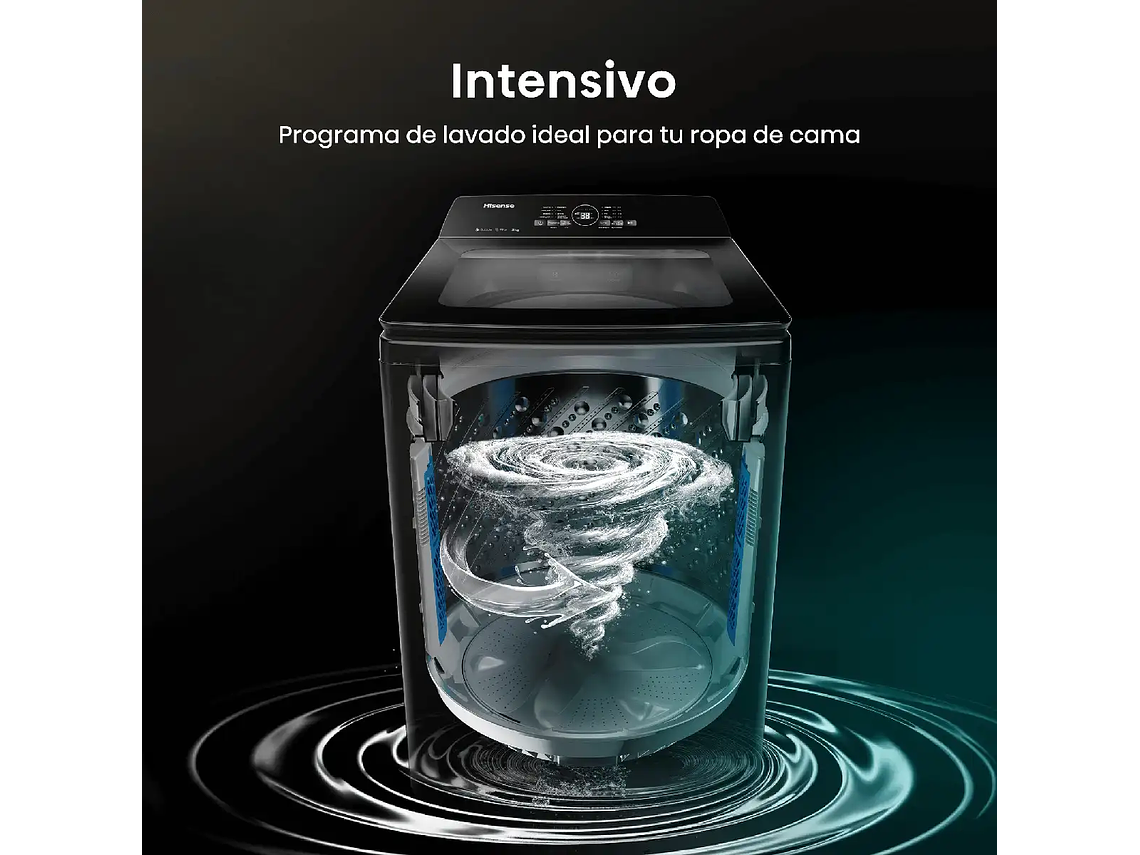 LAVADORA CARGA SUPERIOR HISENSE WT3I2123UT 21KG GRIS 6