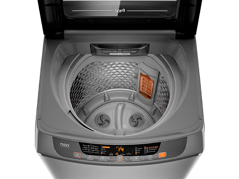 LAVADORA CARGA SUPERIOR MADEMSA 20 SZG 20KG GRIS 5