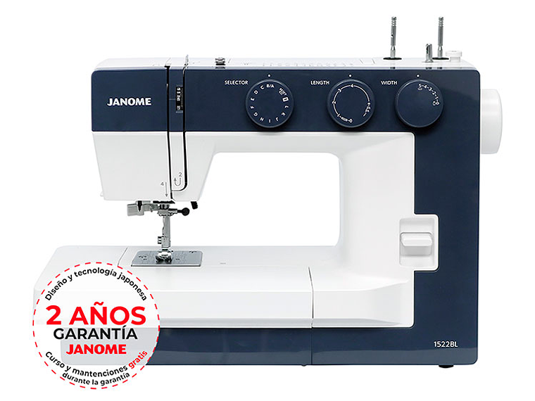 MAQUINA COSER JANOME 1522BL MECANICA 6