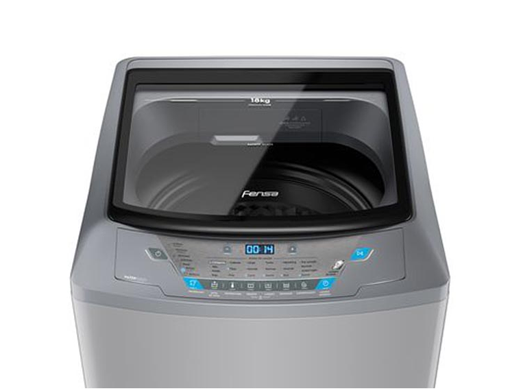 LAVADORA CARGA SUPERIOR FENSA PREMIUM CARE 18 SZ 18KG PLATA 4