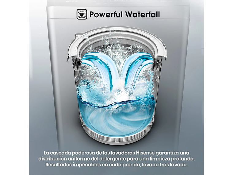 LAVADORA CARGA SUPERIOR HISENSE WT3J1323UT 13KG GRIS 7