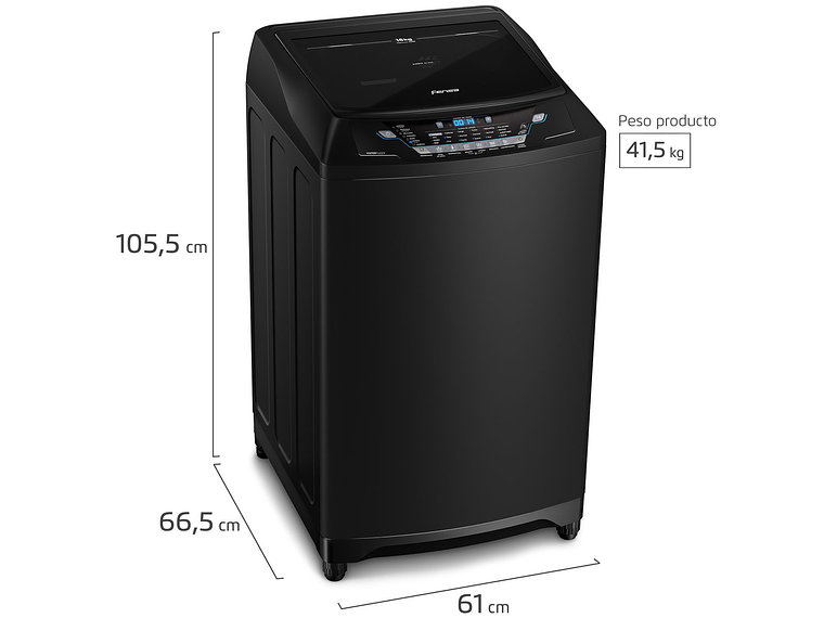 LAVADORA AUTOMÁTICA 18KG CARGA SUPERIOR PREMIUM CARE 18 7