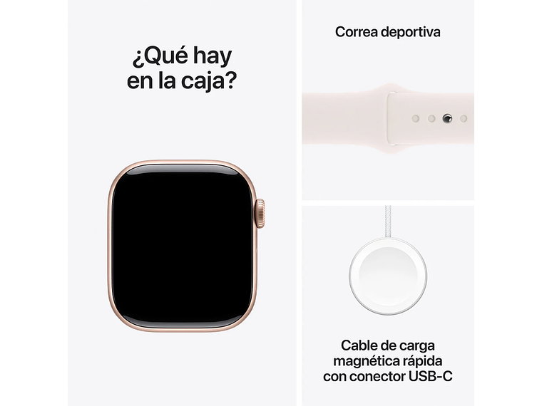 APPLE WATCH SERIE 10 42MM NEGRO ALUMINIO CORREA LOOP DEPORTIVA 3