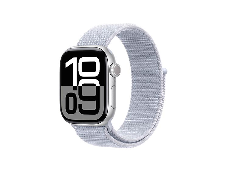 APPLE WATCH SERIE 10 42MM PLATA ALUMINIO CORREA LOOP DEPORTIVA 7