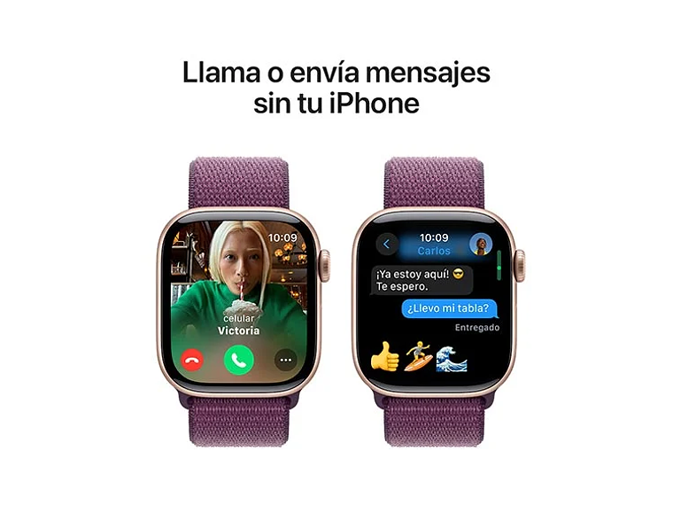 APPLE WATCH S10 ALUMINIO 42MM SPORT LOO ROSE GOLD 5