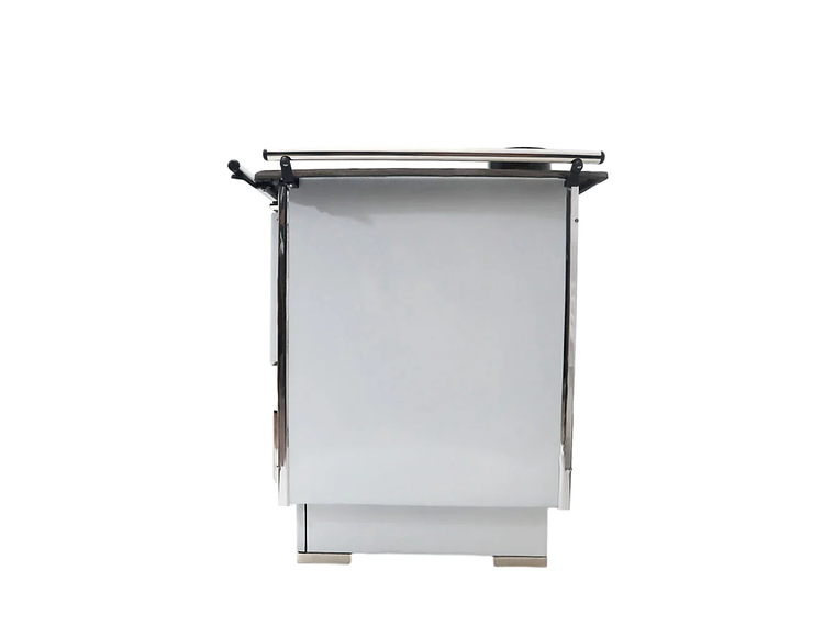 COCINA A LEÑA 4P MODELO GLASS ALTA 102×72 BLANCO 7