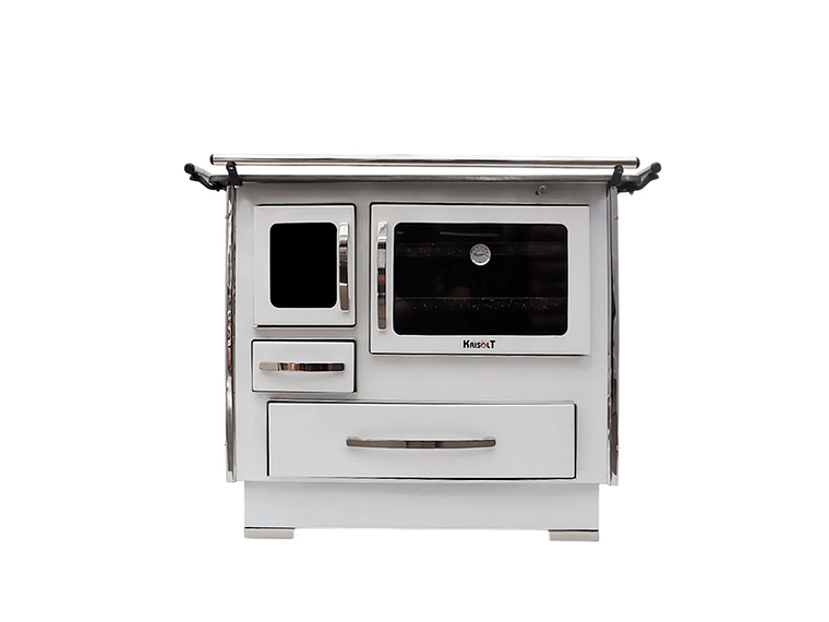 COCINA A LEÑA 4P MODELO GLASS ALTA 102×72 BLANCO 9