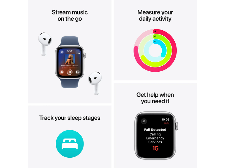 SMARTWATCH APPLE WATCH SE (2ª GENERACIÓN) CAJA MIDNIGHT ALUMINIO 40MM CON CORREA SPORT LOOP - S/M 3