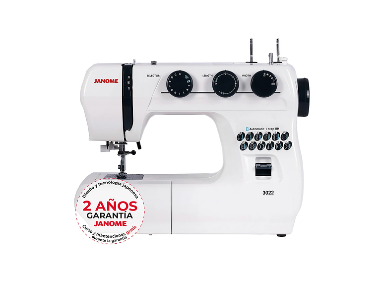 MAQUINA DE COSER JANOME 3022 8
